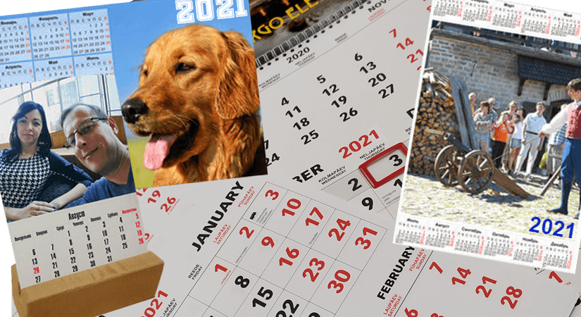 Печать календарей в Нарве